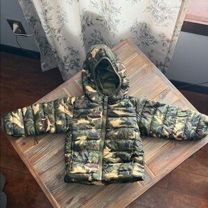 Okie Dokie Camouflage Puffer Jacket